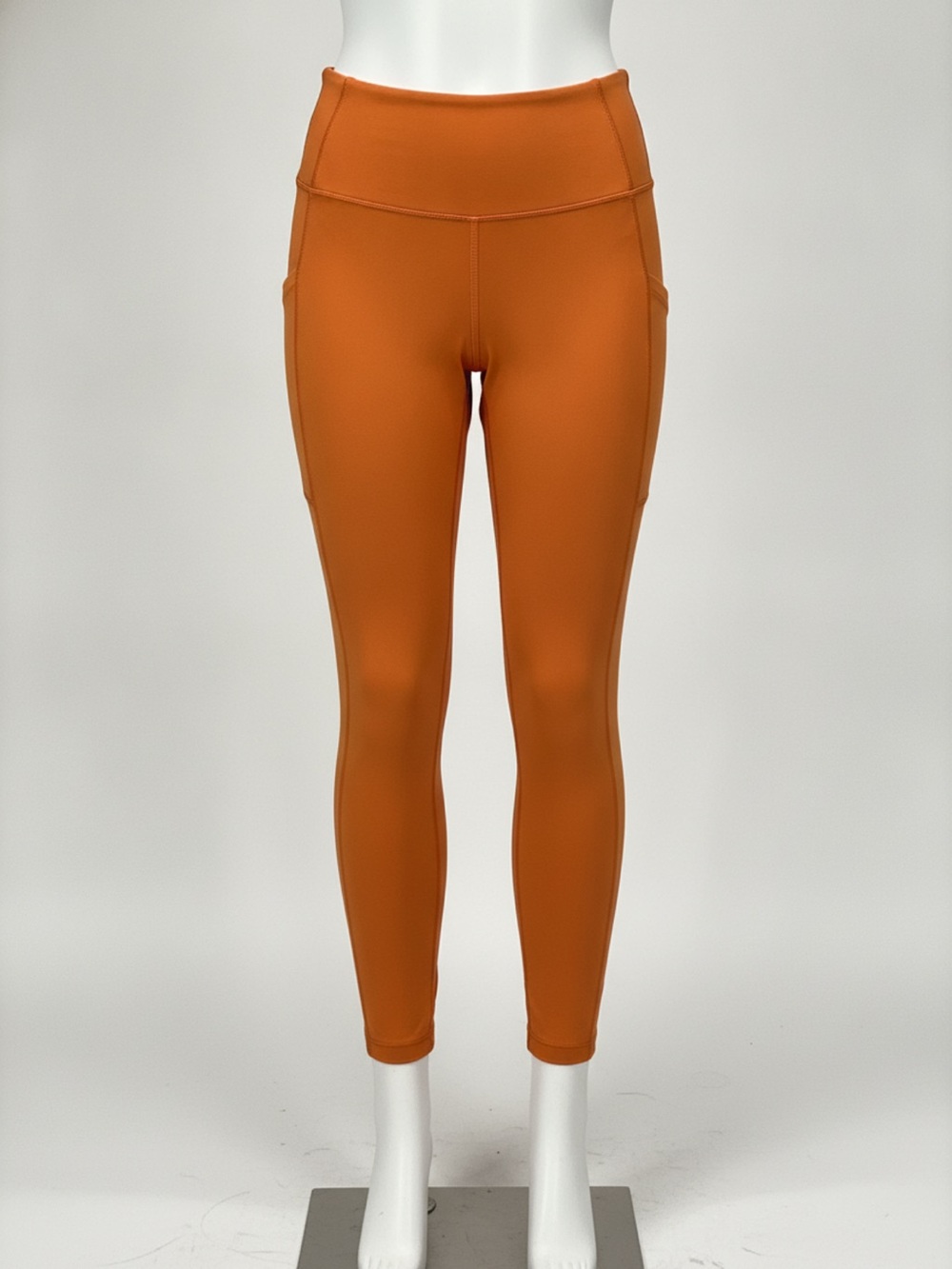 Athleta Orange High-Rise Performance Leggings, XS